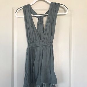 Wrap around romper